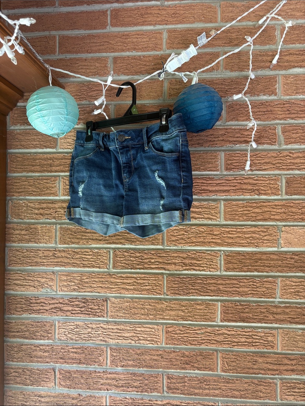 SO size 12 jean shorts with adjustable waist